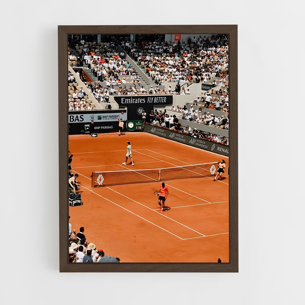 Poster Match sur Terre Battue – affiche Tennis (vue 5)